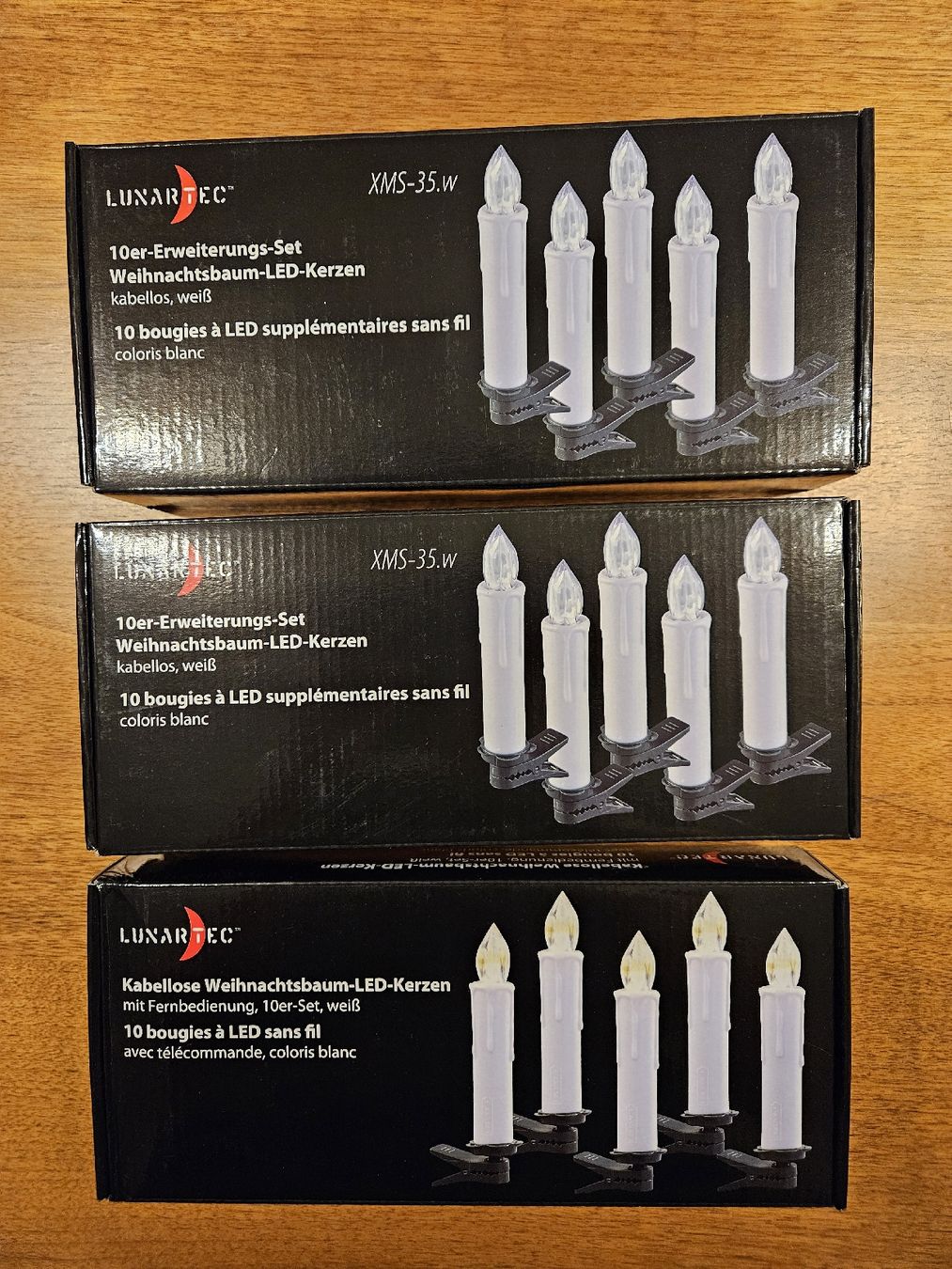 Candele: 30 LED Weihnachtsbaumkerzen mit Fernbedienung dimmbar – Usato da Eschenbach SG venduto da MarThu