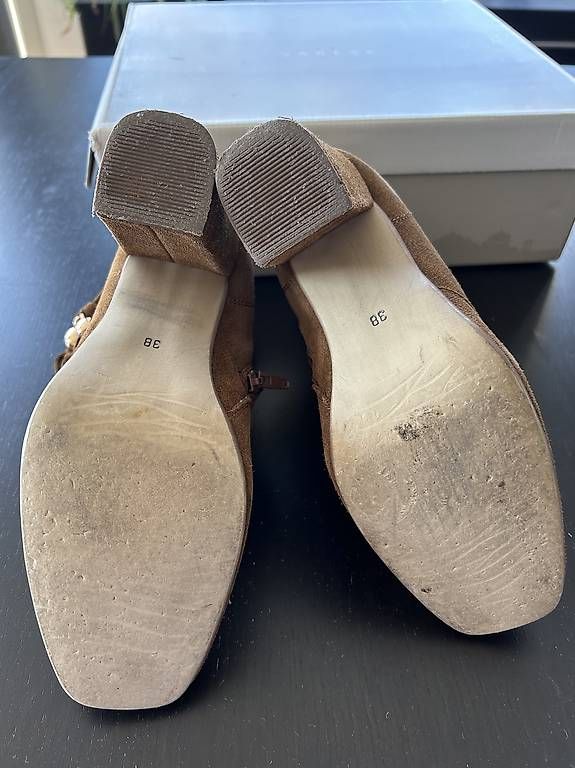 Scarpe da donna: Bottines Varese Daim Marron/Camel, Taille 38 – Usato da Lausanne venduto da Moira.Moira 2