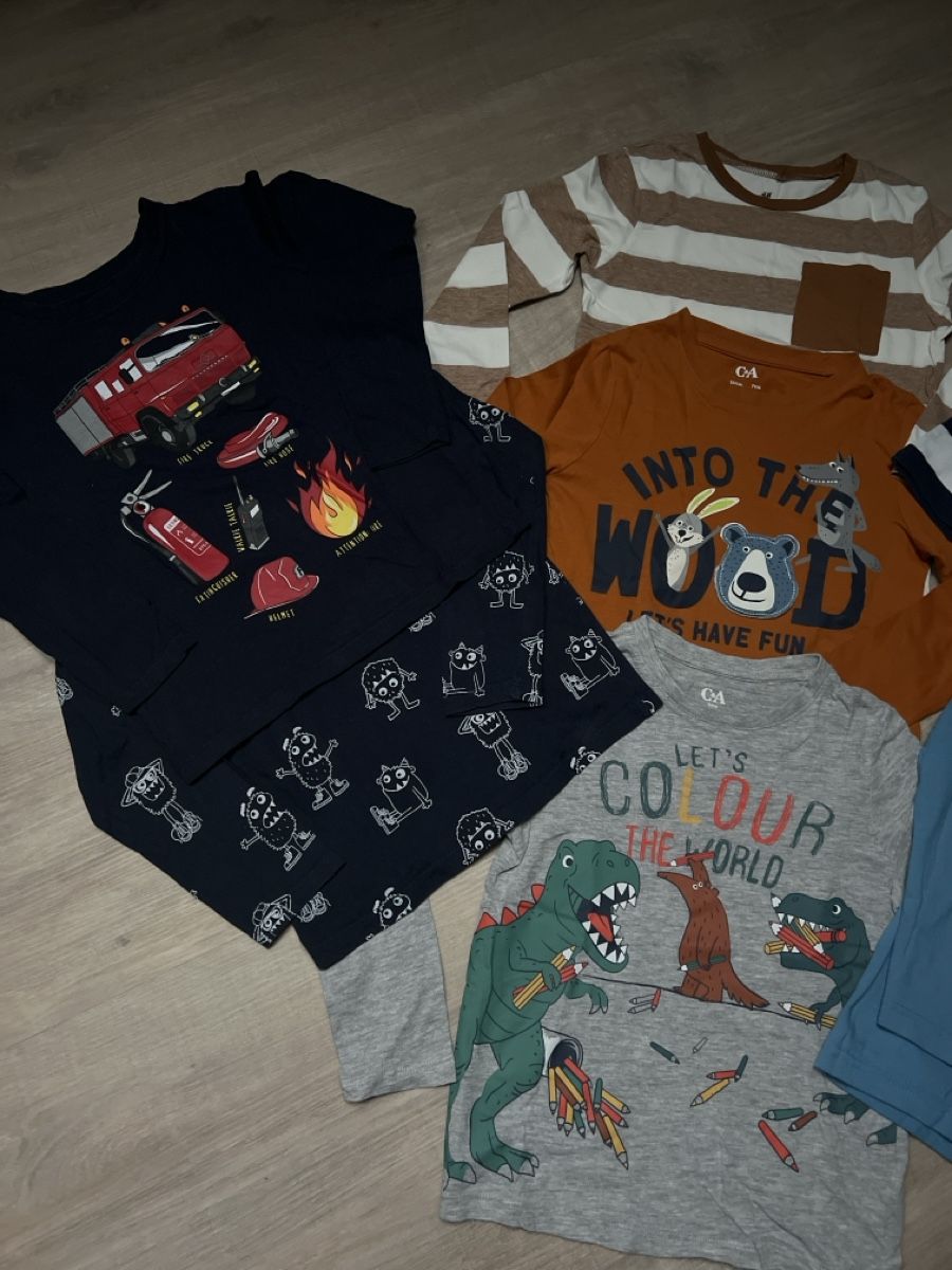 Camicie, T-shirt & Polo: T-Shirt with long sleeves 122 – Nuovo (secondo la descrizione) da Bachenbülach venduto da Dana_Ondrasik 1