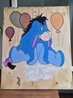 Handgemaltes Acrylbild. Eeyore (Winnie‑the‑Pooh) 50×60cm
