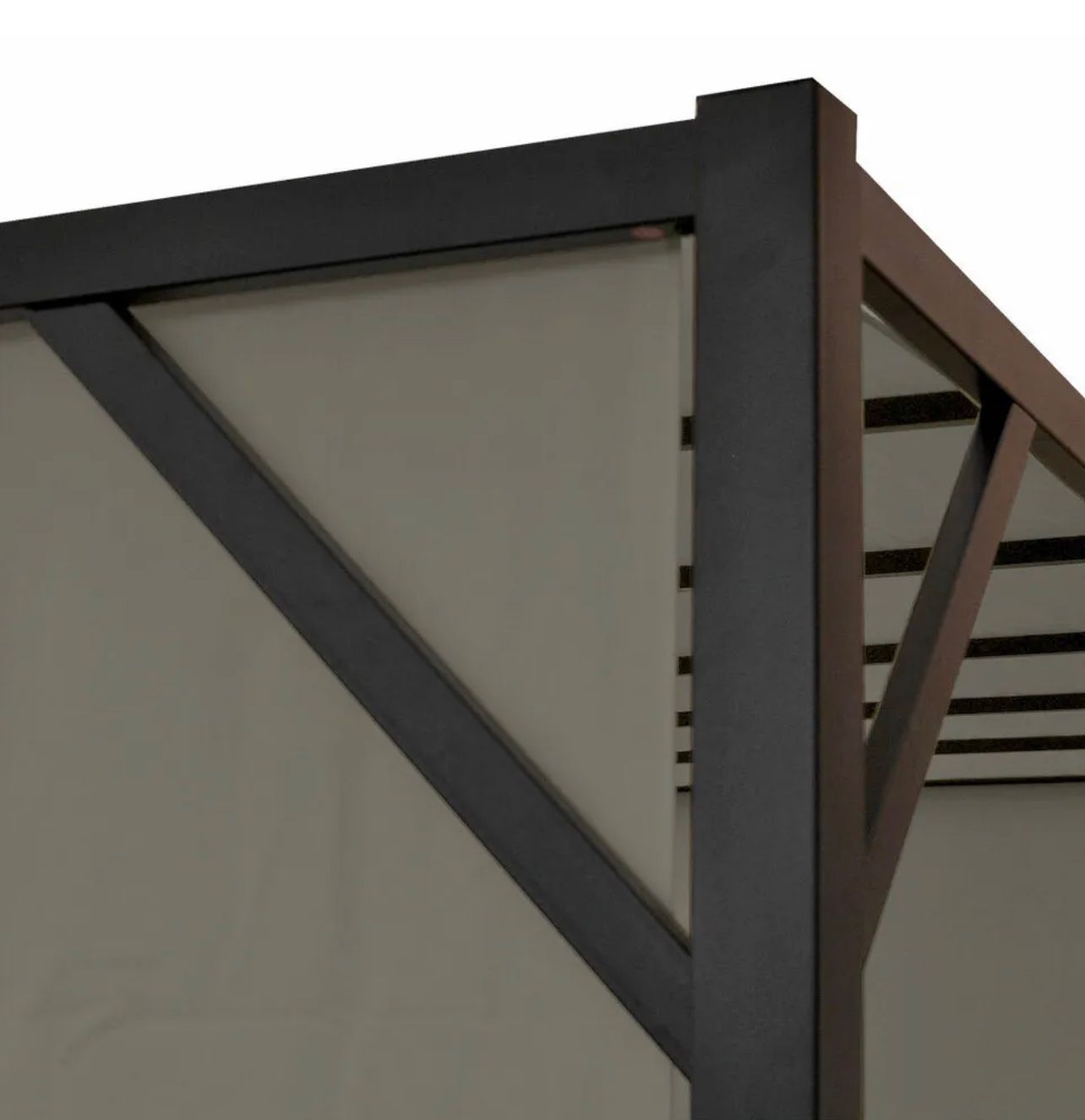 Tende & Padiglioni: + Pergola Baia, Pavillon, 6cm-Stahl-Gestell+Schiebedach – Nuovo e nell'imballaggio originale da Amriswil venduto da JaJa-Express 3