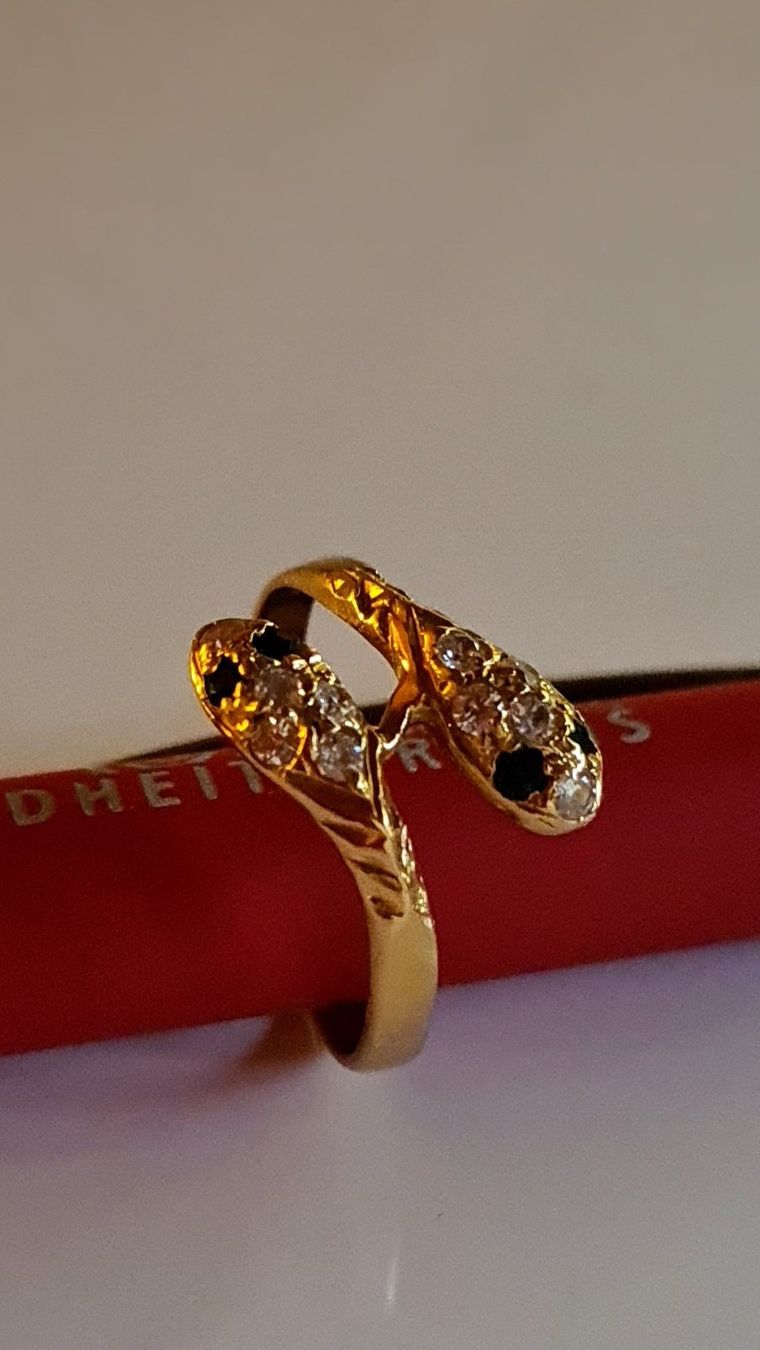 Ringe: Gelbgold Schlangenring 18 Karat – Gebraucht aus Frauenfeld von Purzli