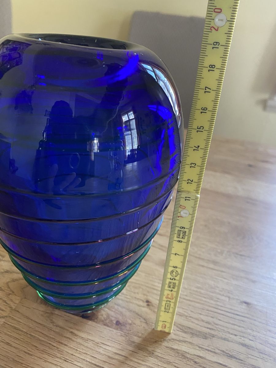 Vasi & Recipienti: Blaue Vase signiert – Usato da Flawil venduto da Naphtali 7