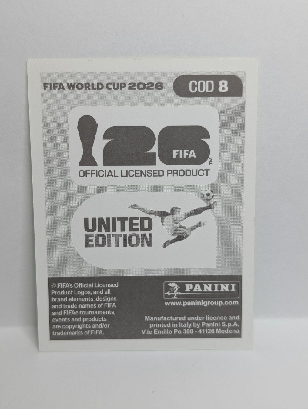 Panini Carte collezionabili: Panini WM 2026 - COD 8 - Charles PICKEL CONGO – Nuovo (secondo la descrizione) da Founex venduto da amel89 1