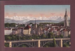 BERN und die Alpen - 1917
