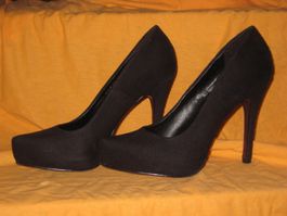 Pumps High Heels schwarz Grösse 37