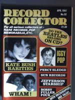 Record Collector Magazin 1987 - Iggy Pop Jeffferson Starship