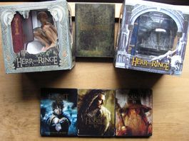 Herr der Ringe Extended DVD Ed. & der Hobbit 2/3D Edition