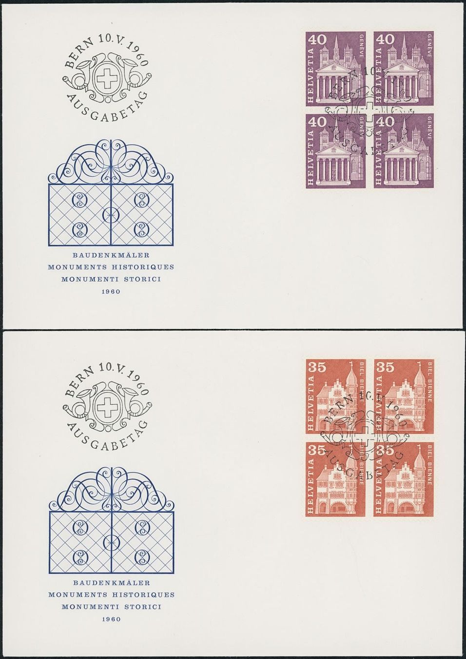 Alle Briefmarken: 1960 - Dauermarken - Ersttagsbrief U4 – Gebraucht aus Schindellegi von leecollect 6