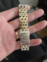 Bracelet Breitling acier et or, Modèle Chronomat 301D