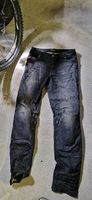 Motoradhose mit protektoren hüfte knie 