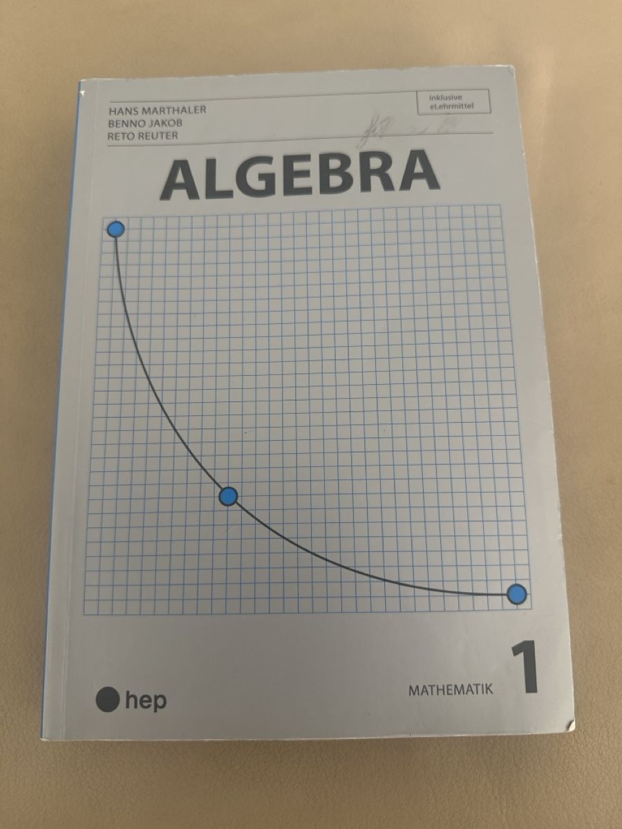 Libri: Algebra Mathematik 1 Hans Marthaler – Usato da Stallikon venduto da michwimi