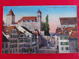 Rapperswil - Marktplatz mit Burg