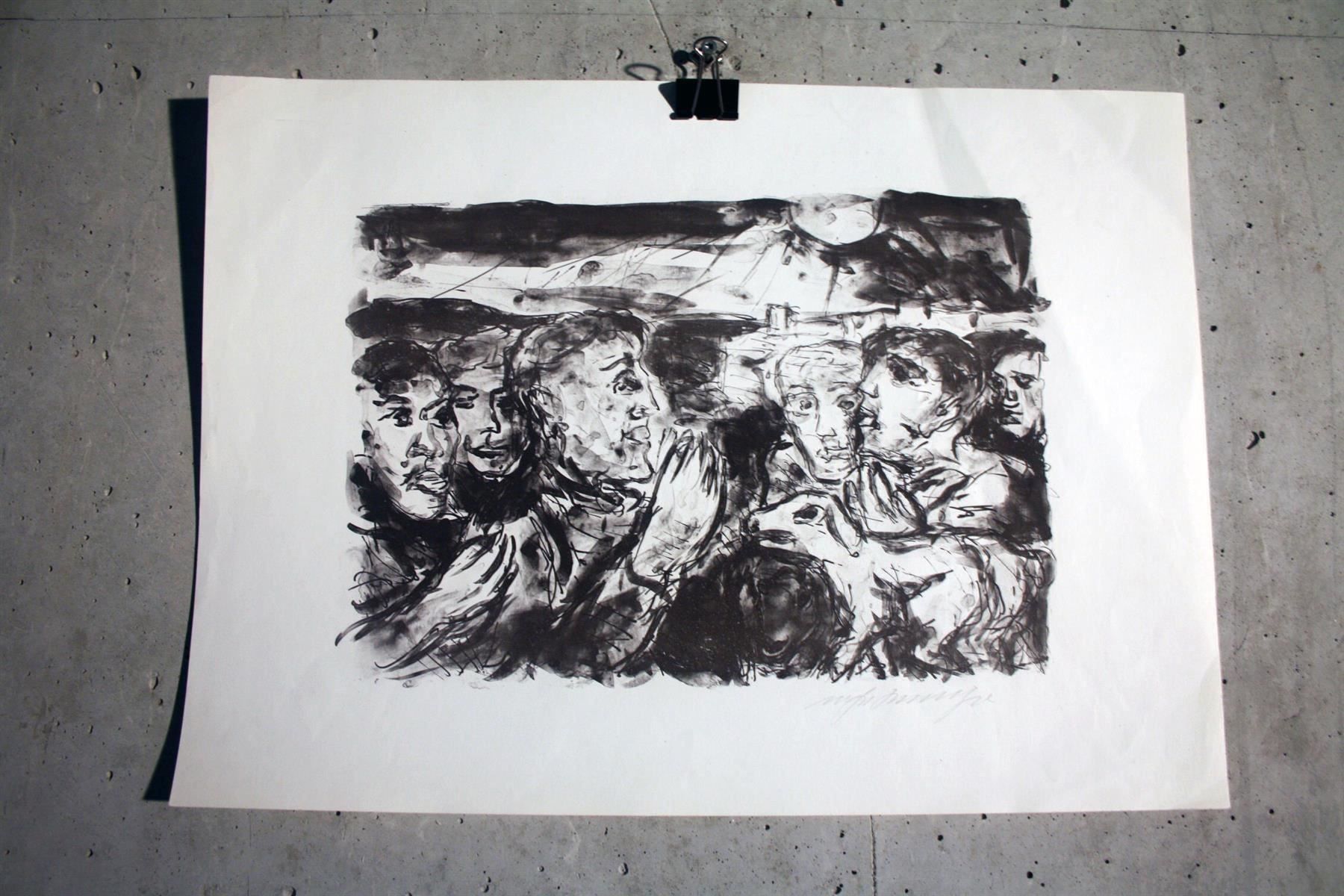 Grafica & Litografie: FIGURATIVER LITHOGRAPH (EU, 20. Jh.) – Usato da Bern venduto da Arting 2