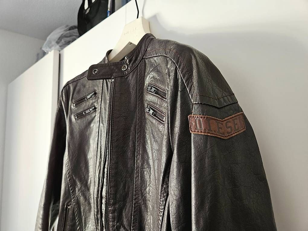 Jacken: Veste Diesel marron taille M cuir – Gebraucht aus Biel/Bienne von Vido91 2