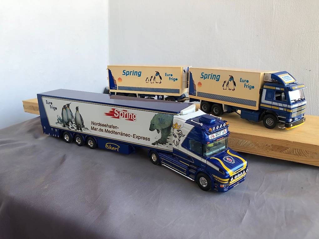 Tekno Kit di modellismo & Modellini statici: 2 x Scania Spring Tekno WSI Conrad 1:50 – Nuovo e nell'imballaggio originale da Lessoc venduto da beletteman 3