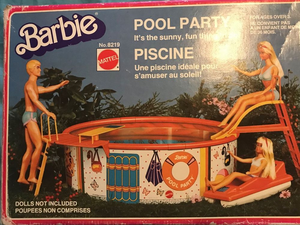 Barbie pool online 1980