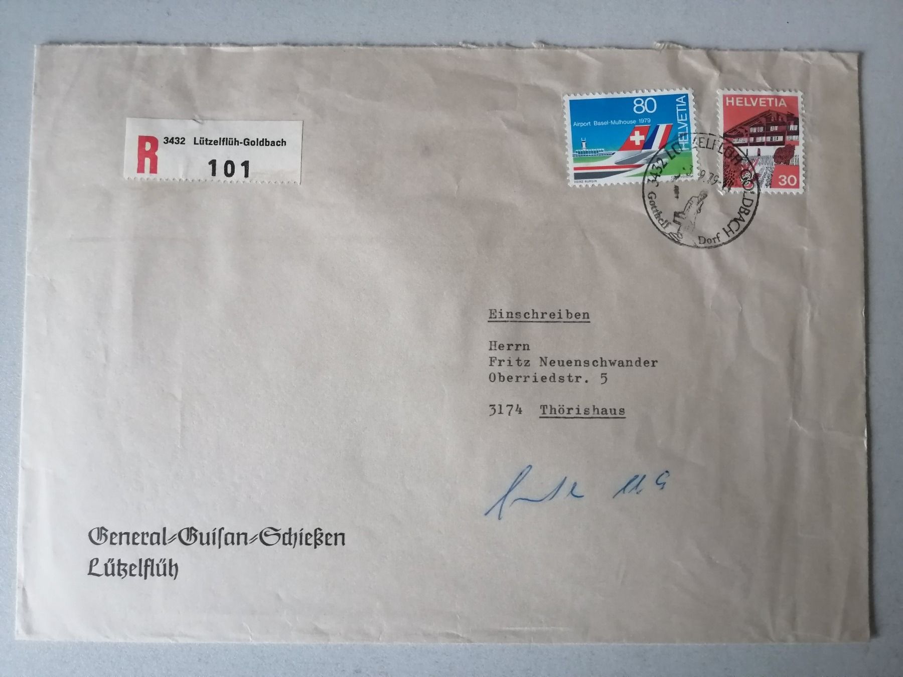 Alle Briefmarken: Briefumschläge: Diverse! – Gebraucht aus Hinterkappelen von 1399 7