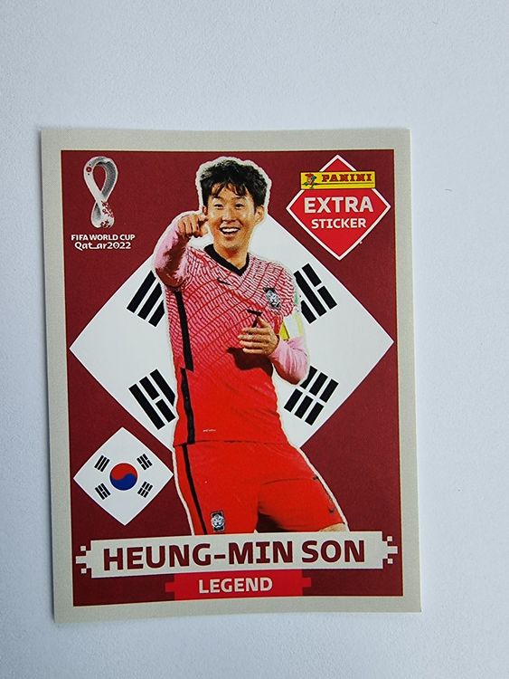 Panini WK 2022 Extra Sticker Heung-Min Son Burgund | Kaufen auf Ricardo