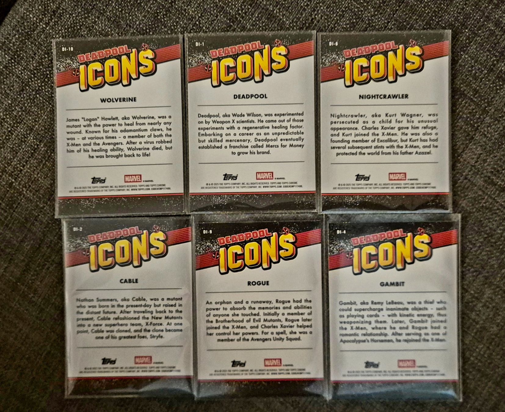 Topps Carte collezionabili: Topps Chrome Deadpool Icons Insert Bundle – Nuovo (secondo la descrizione) da Zofingen venduto da Indigo47 1