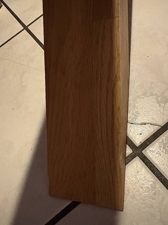 Tables: Esstisch Holzfuss & Glasplatte – D'occasion à Buttikon SZ par Sam_S. 4