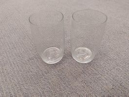 2 Trinkgläser 2,5 dl, 2 Stück, H 11 cm, DM 6 cm