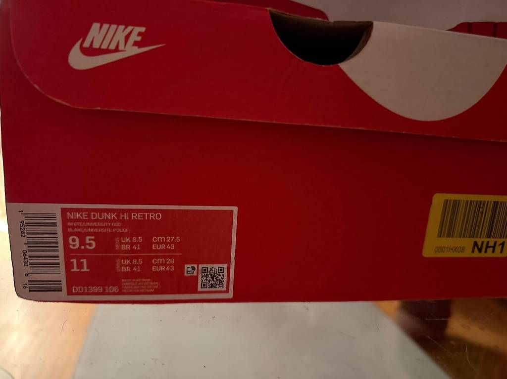 Scarpe da uomo: Nike dunk high university red – Usato da Ostermundigen venduto da val_sh6r 1