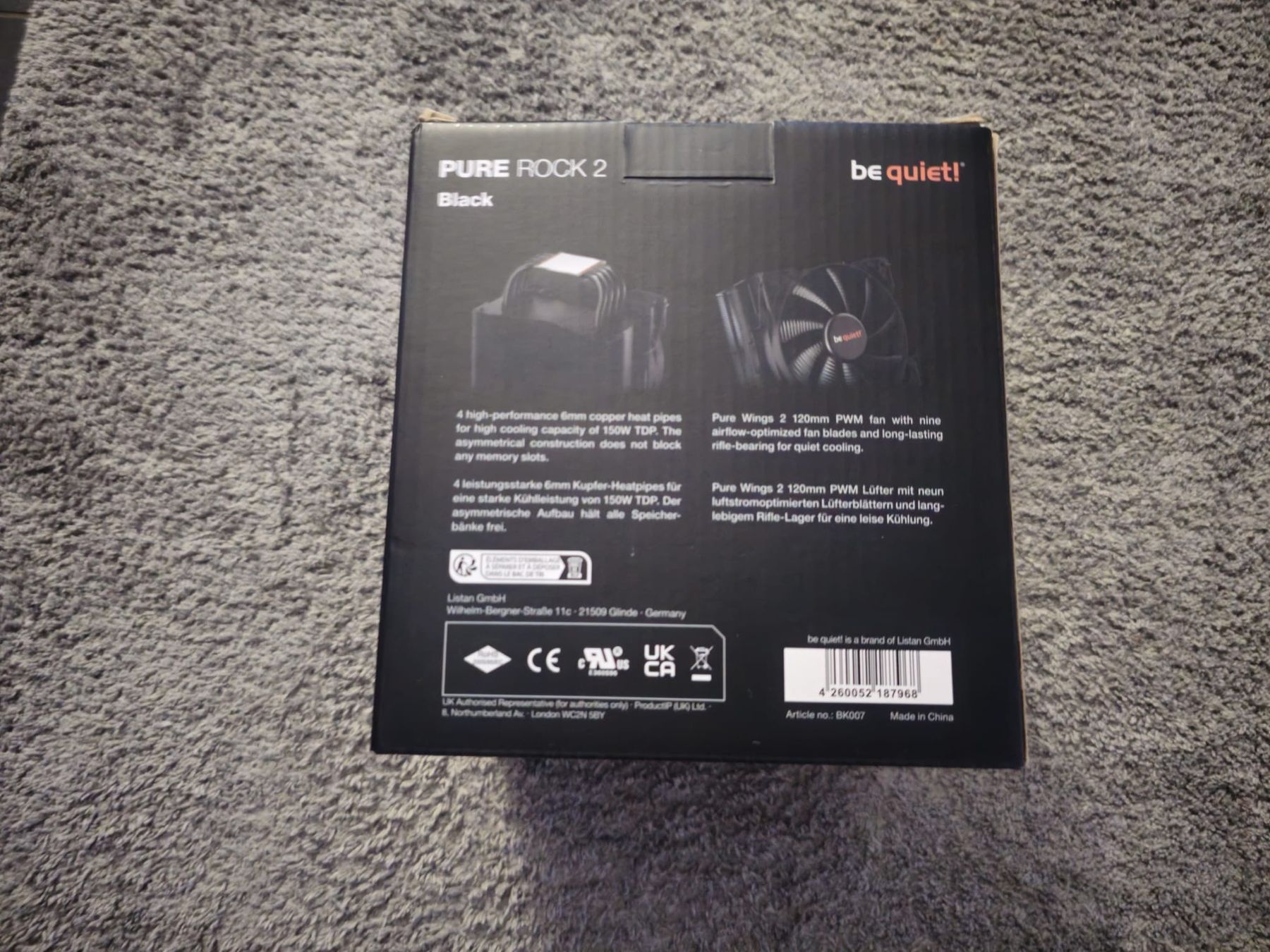 PC: be quiet! Pure Rock 2 Black  – Usato da Rüti ZH venduto da Jesse 4
