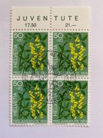 4 timbres - Suisse - Helvetia - 1974