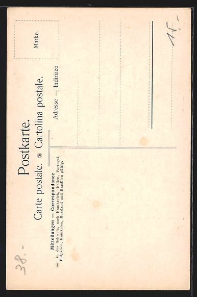 Cartoline postali: Zofingen, Ehepaar in der Stube, er liest – Usato da Berlin venduto da bartko-reher 1