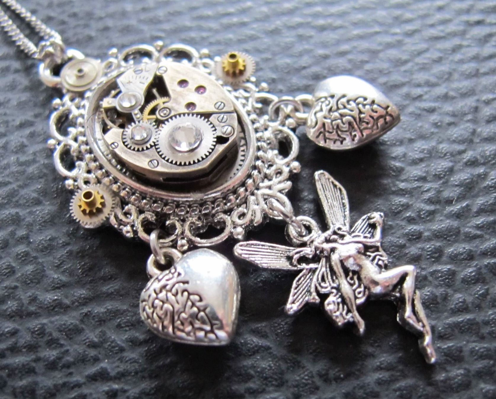 Ciondoli: Uhrknall`s Unikate Steampunk Halskette – Nuovo (secondo la descrizione) da Schwanden GL venduto da UHRKNALL 2