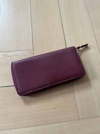 COMME des GARÇONS Clutch Leder bordeauxrot NEU inORIGINALBOX