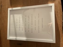 Schönes Bild von Desenio mit Spruch 23cm x 32cm