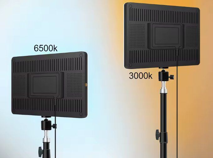 Lampade: LED Dimmbarer Beleuchtung Panel mit Stativ – Nuovo e nell'imballaggio originale da Geneve venduto da Titi2008 2