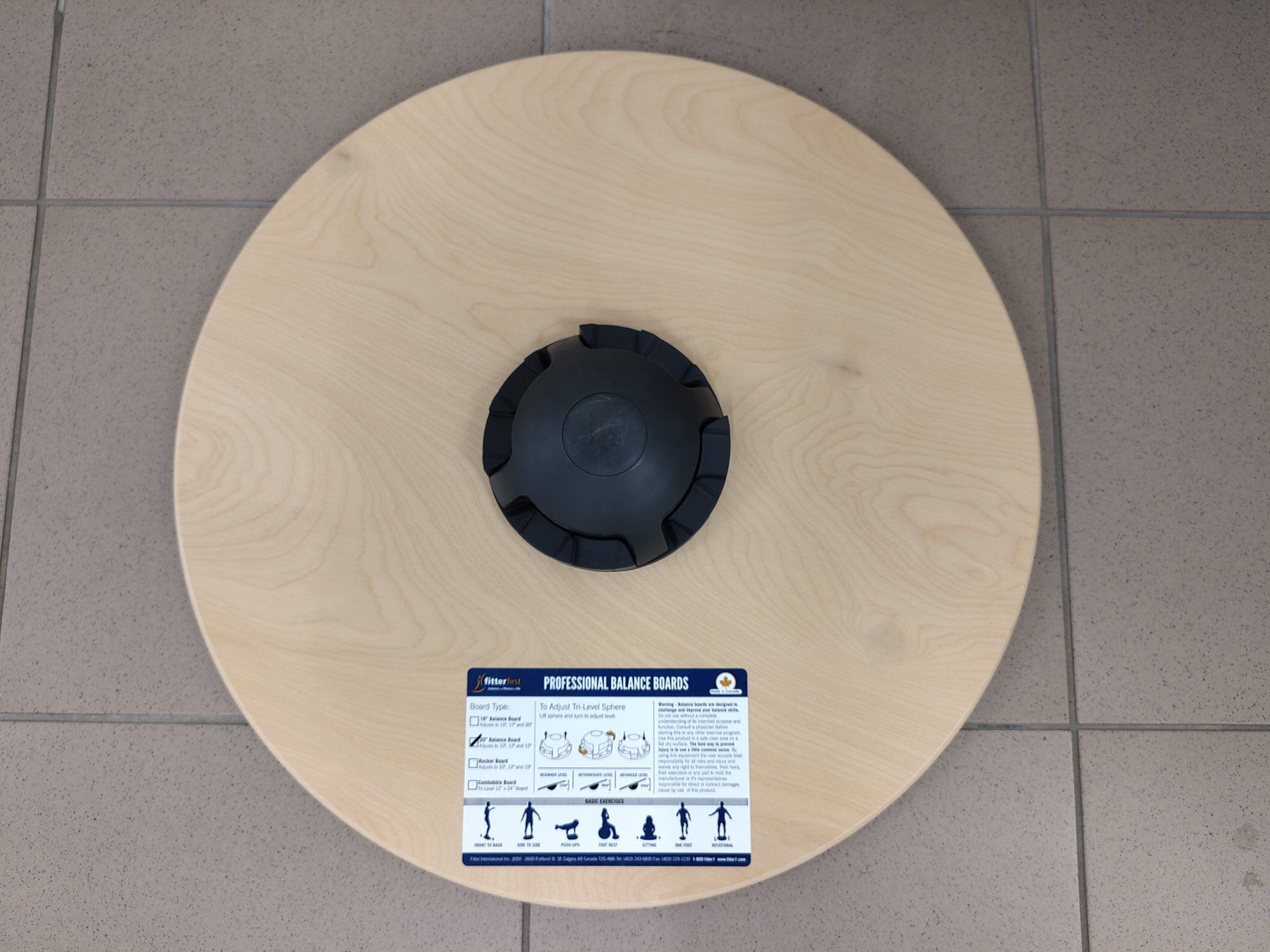 Hometrainer: professionelles Balance Board "FitterFirst" – Nuovo (secondo la descrizione) da Hendschiken venduto da Rynacheri 1
