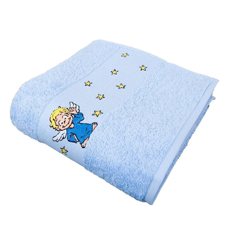Teli da bagno: SchutzEngel Badetuch 100x100cm, blau – Nuovo e nell'imballaggio originale da Wettingen venduto da Swala 1