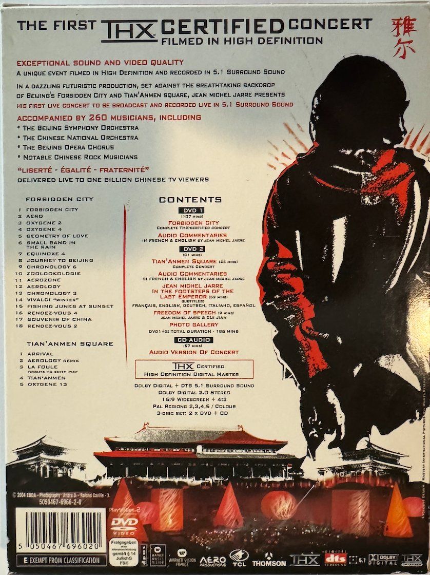 Alle DVDs: 2 DVDs  + 1 CD JARRE in CHINA – Gebraucht aus Wisen von gigisna 5