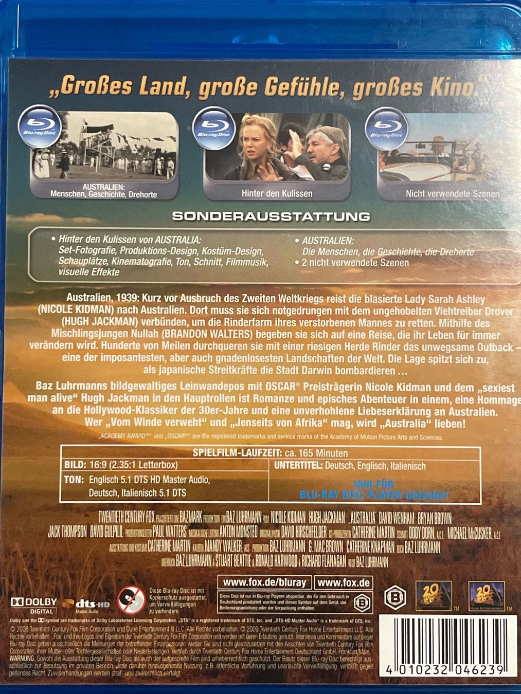 Tutti i DVDs: AUSTRALIA  (2008) – Usato da Waldenburg venduto da Gonzo8 1