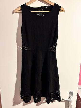 Kleid L schwarz spitze gothic