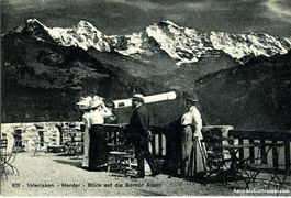 Interlaken - Harder Touristen 1914