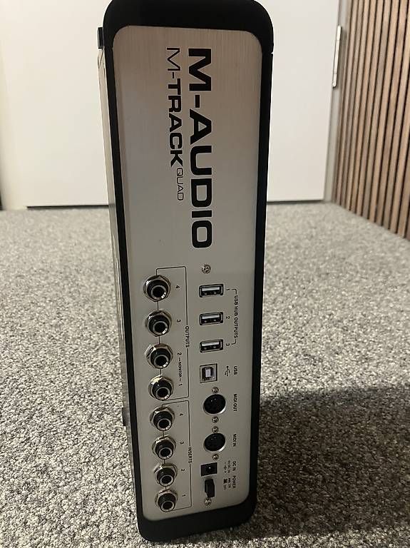 M-Audio Platines de mixage: M-Audio M-Track Quad USB Audio Interface – D'occasion à Roggliswil par BSS95 2