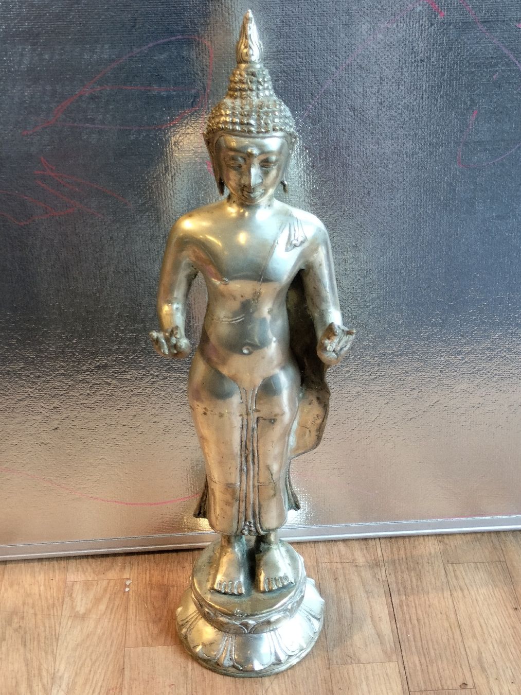 Figuren: Standing Buddha statue – Gebraucht aus Zwingen von inf_2blh 5