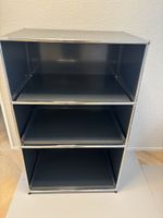 USM Haller Regal 3 Elemente anthracite mit 2 Auszüge