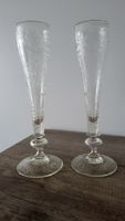 Signierte Champagnergläser/ Flutes 2 Stk