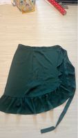 Elegant Green Ruffle Skirt - Perfect for Autumn Outings!