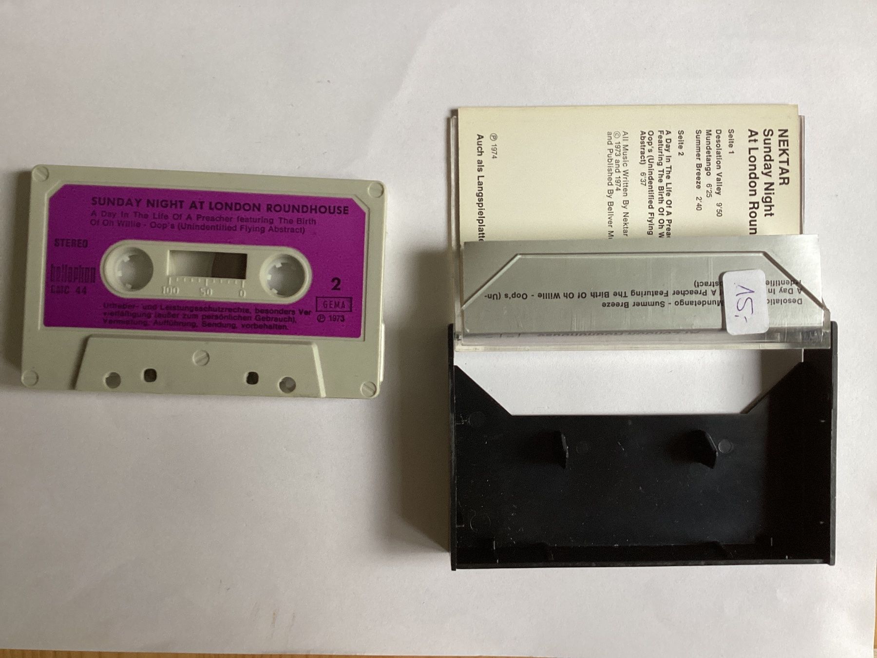 Musicassette: Nektar MC - Live At London Roundhause – Usato da Gutenswil venduto da Hamzian 1