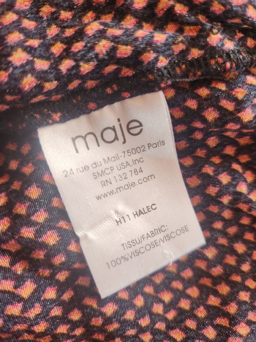 Maje Vestiti: Robe Maje imprimé fleuri  taille 1, 100% viscose. – Usato da Niedergösgen venduto da Eva2410 4