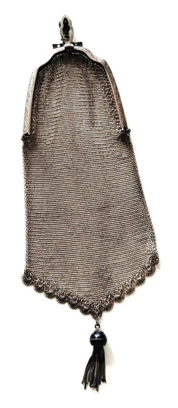 Borse da donna: Silber 900 antike Ketten Tasche – Usato da Etoy venduto da Diadefin 2