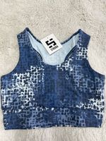 Brassière sport Stroida bleu motif M neuf