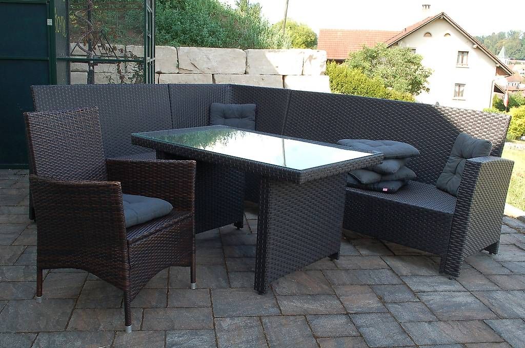 Divani: Rattan Lounge Ecklounge Sofalounge Gartenlounge – Usato da Schupfart venduto da Bluelightning